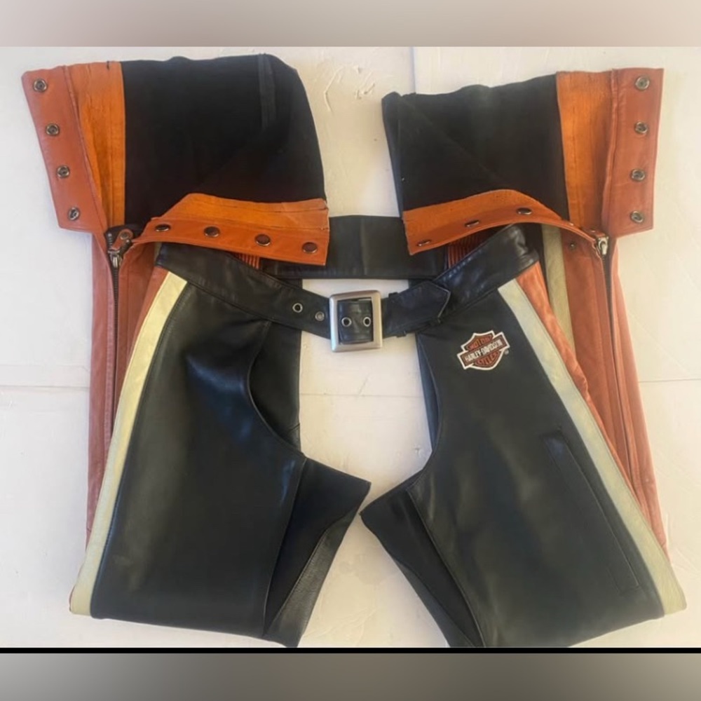Harley Davidson Ladies NWOT Small Chaps Miss Enthusiasts - Picture 3 of 10